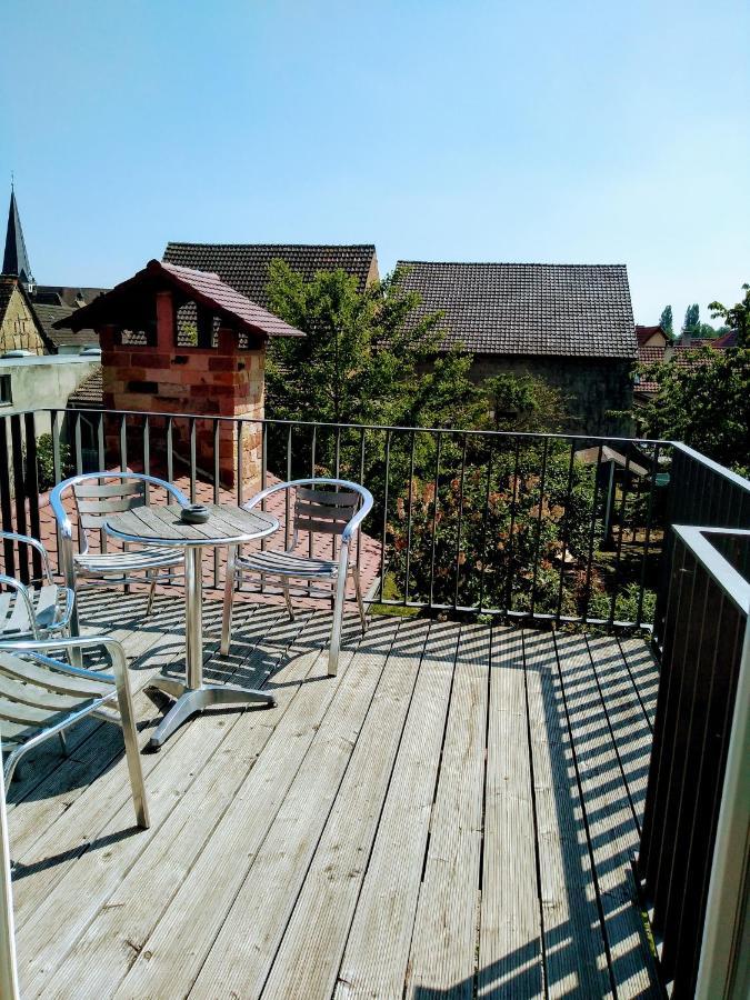 Willkommen In Unserem Kleinen Paradies Venningen Exterior foto
